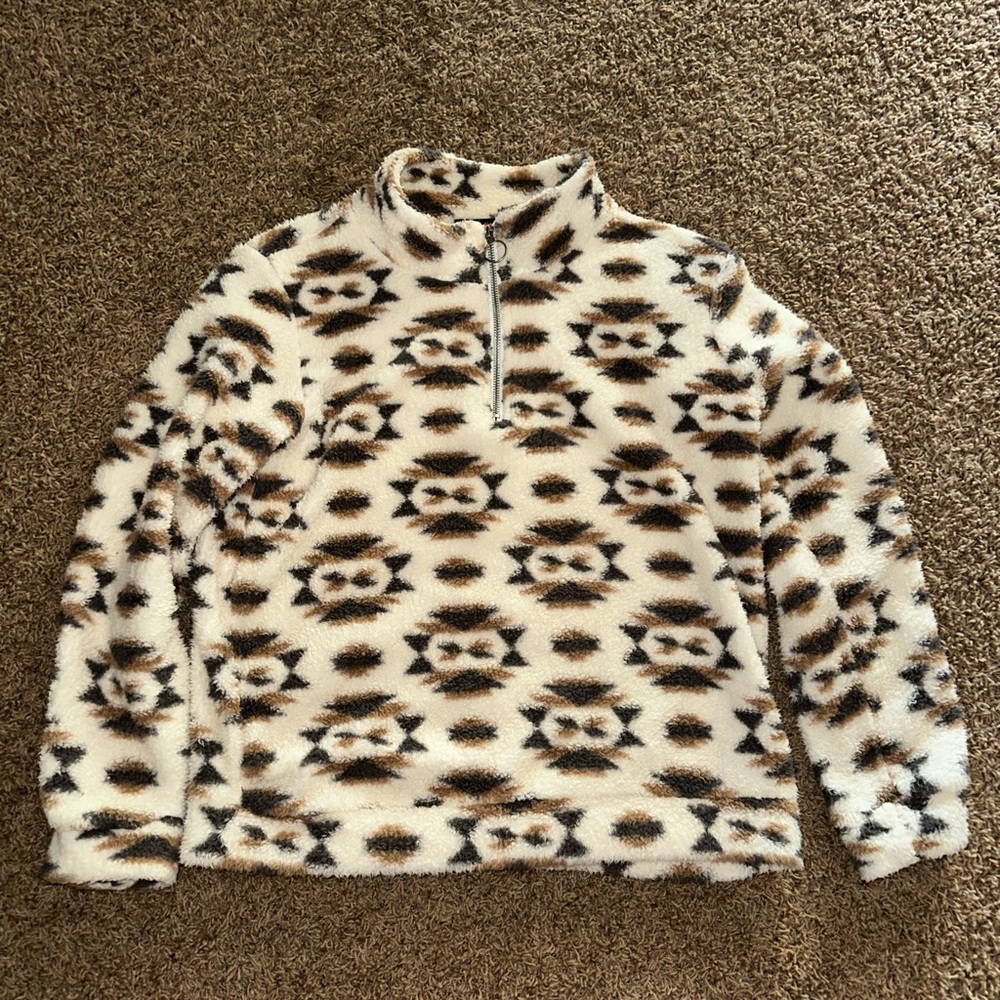 women’s medium pendleton quarter zip jacket